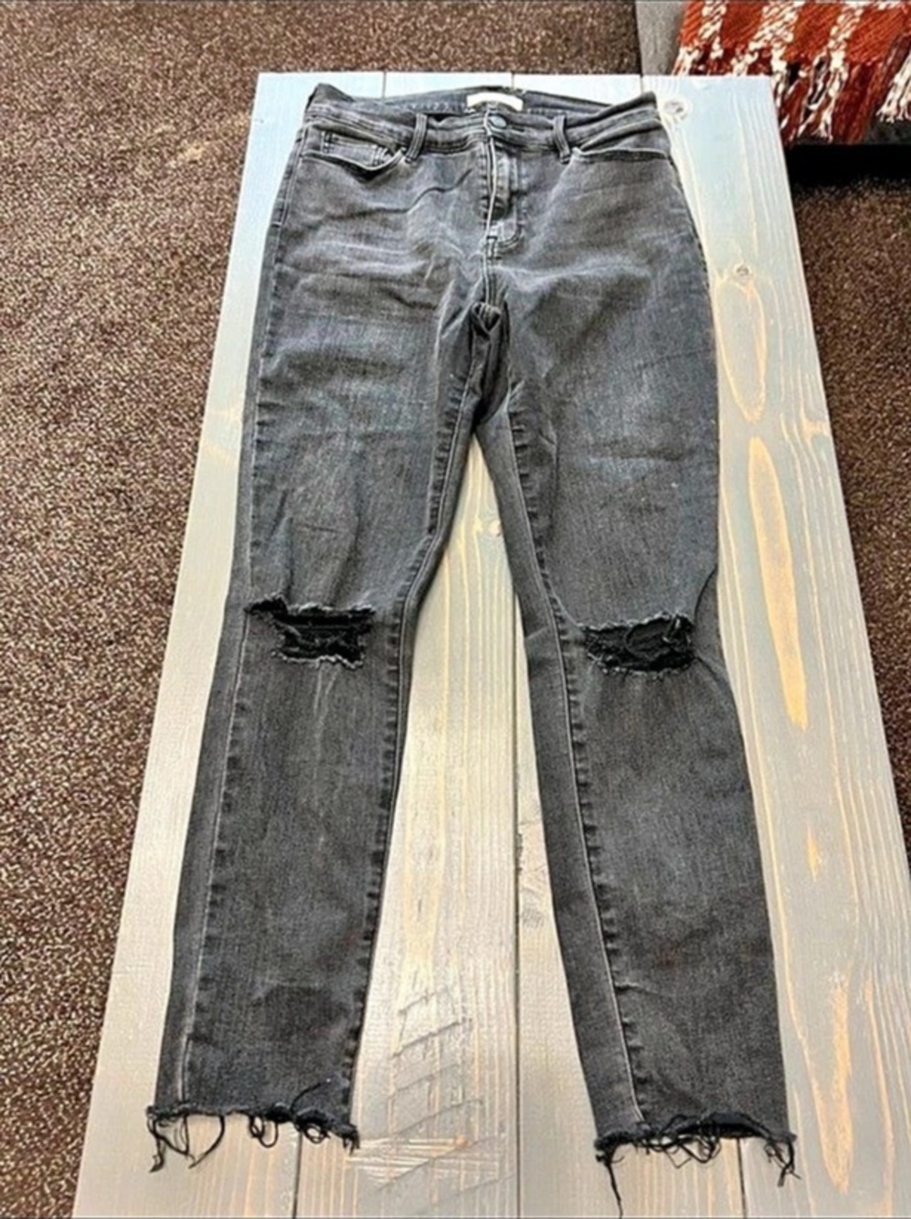Madewell High-Rise Jegging Skinny Jeans Gray Waist 28